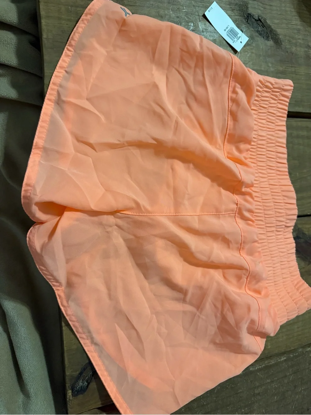 Old Navy Peach Athletic Shorts with Elastic Waistband